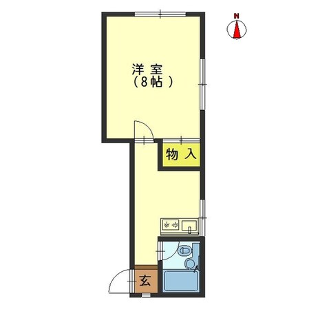 まどかハイツの物件間取画像